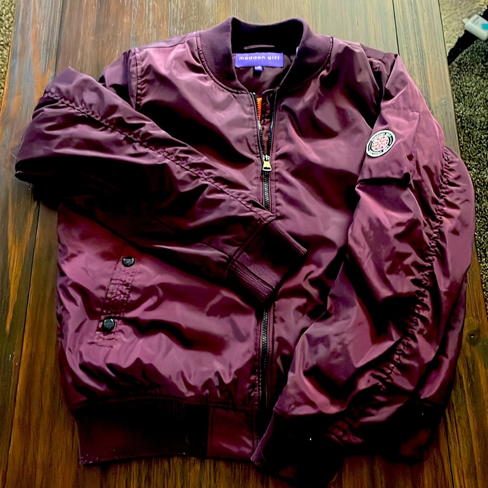 I am selling a large bomber jacket.